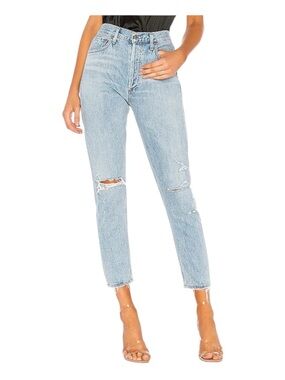 Agolde Jamie High Rise Classic Jeans in Shakedown Size 23